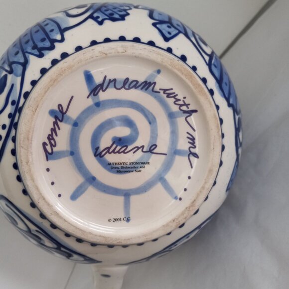 Pitcher by Diane Blue/White Fish, Theme Come Dream with Me - Picture 4 of 9